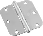 National Hardware N830-269 Door Hinge, 5/8 in Corner Radius, Stainless Steel, Zinc, Non-Rising, 55 lb